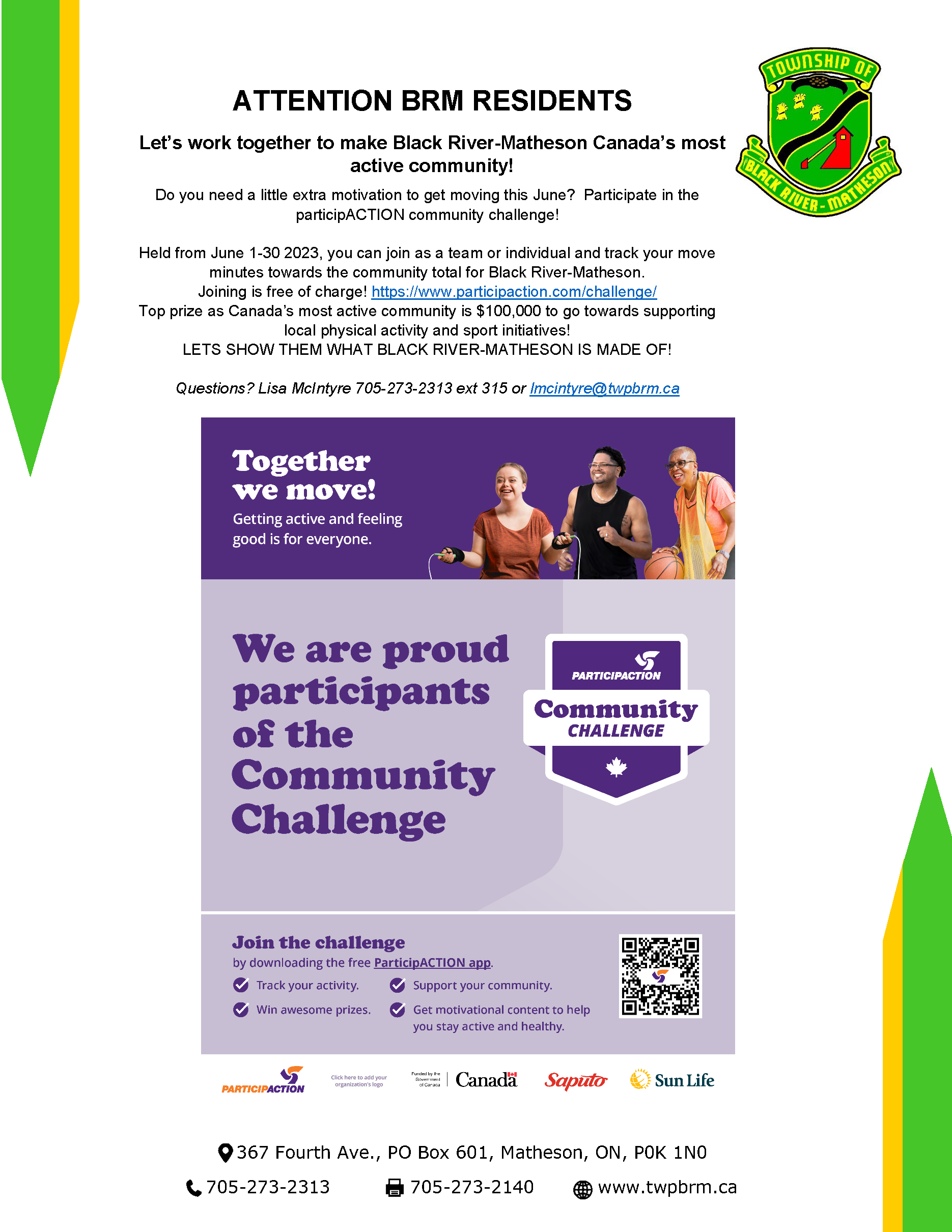 Participaction Community Challenge Ad