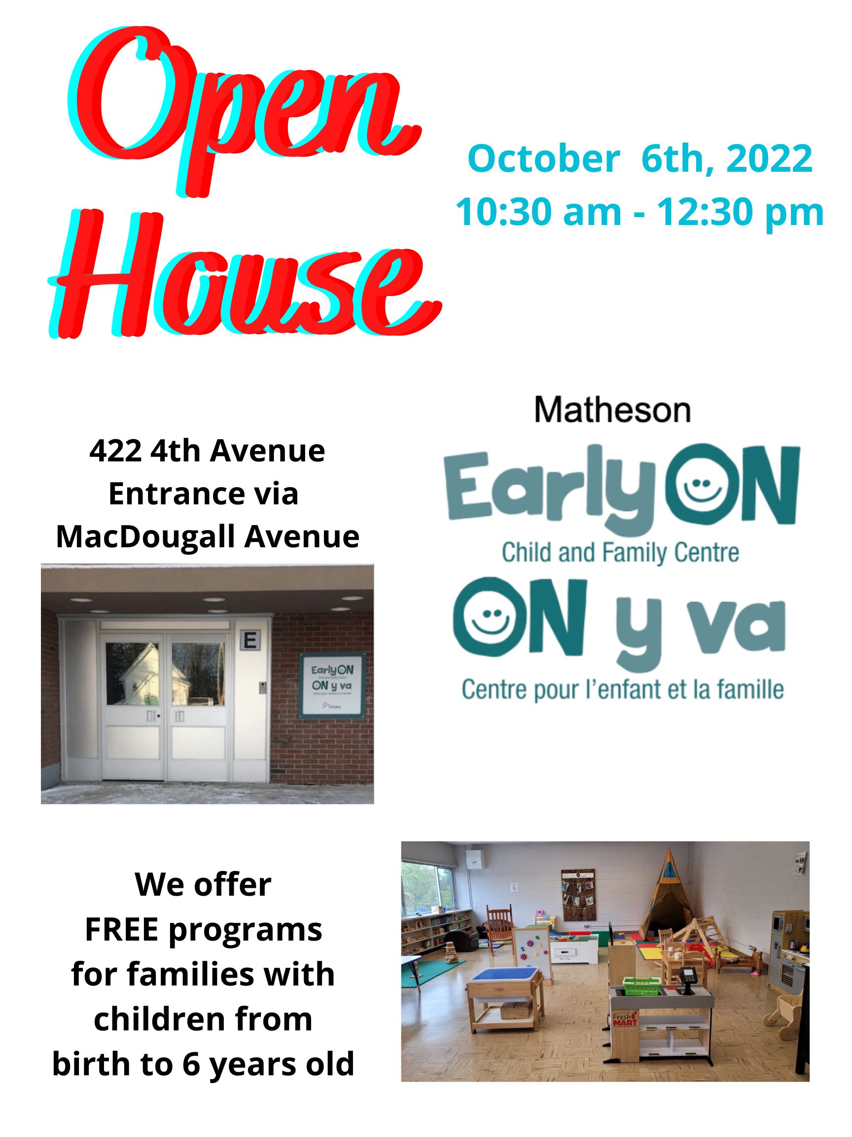 Matheson Open House