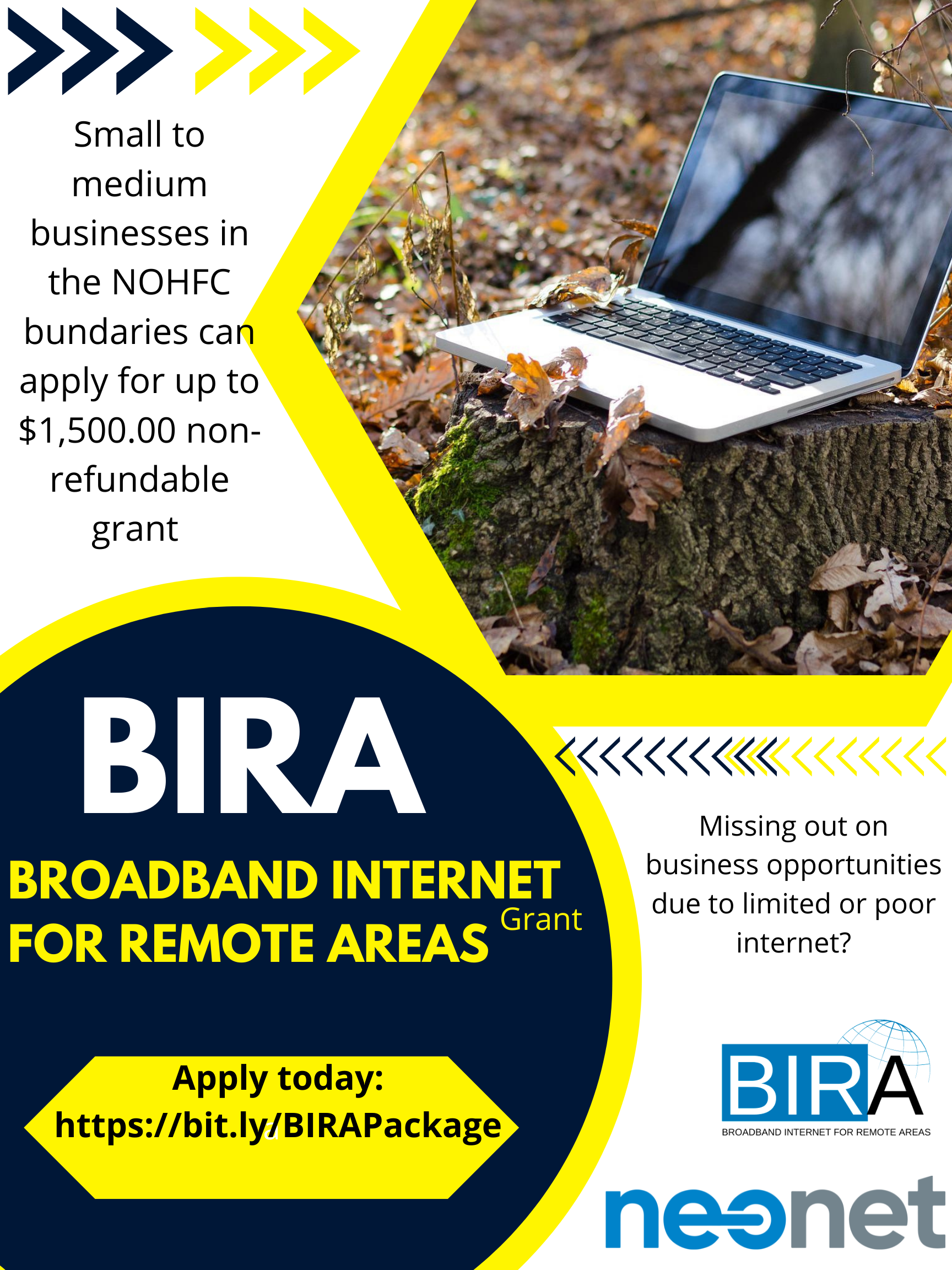 BIRA Ad Remote Areas